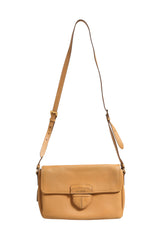 Sac à bandoulière Prada Sidonie en cuir grainé beige