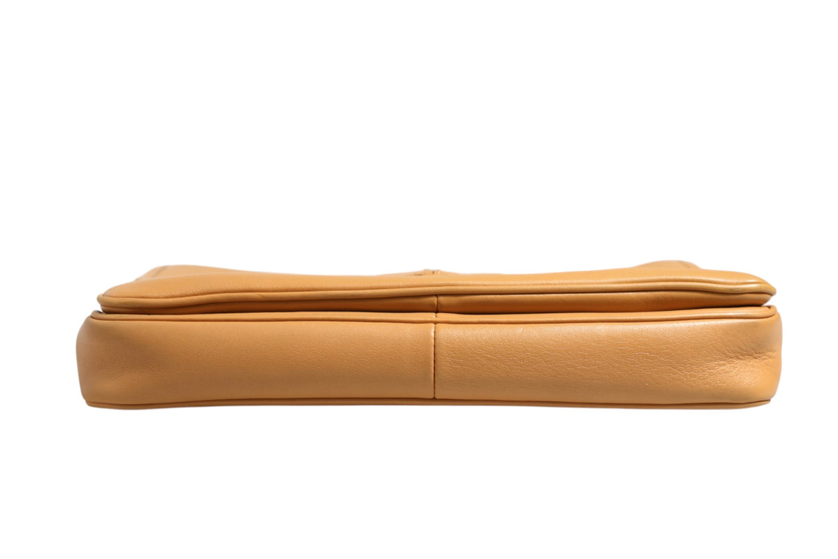 Sac à bandoulière Prada Sidonie en cuir grainé beige