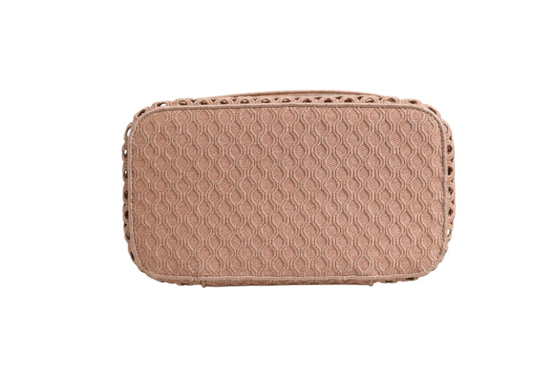Christian Dior Mesh Embroidered Dior Travel Vanity Case