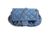 Chanel Chain Around Flap Bag - Élégance intemporelle en bleu
