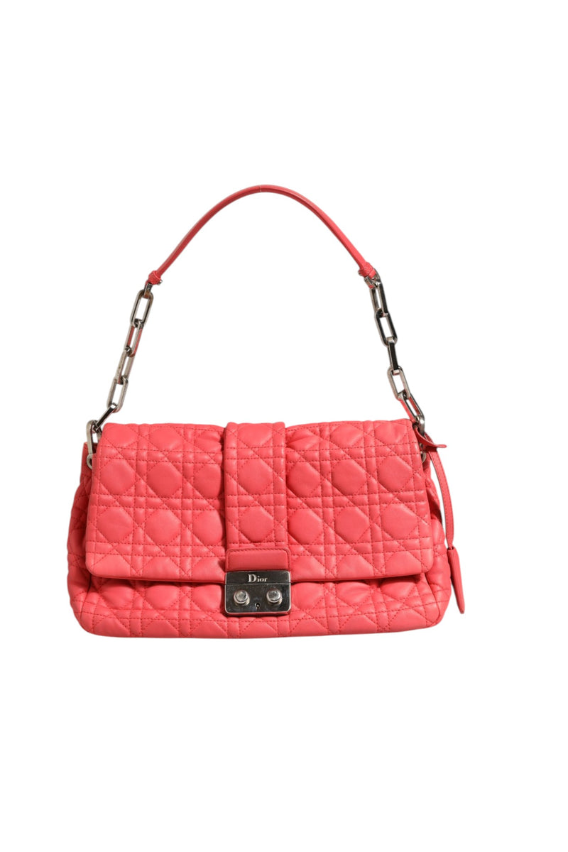 Christian Dior Miss Dior Bag en Cuir Cannage Corail