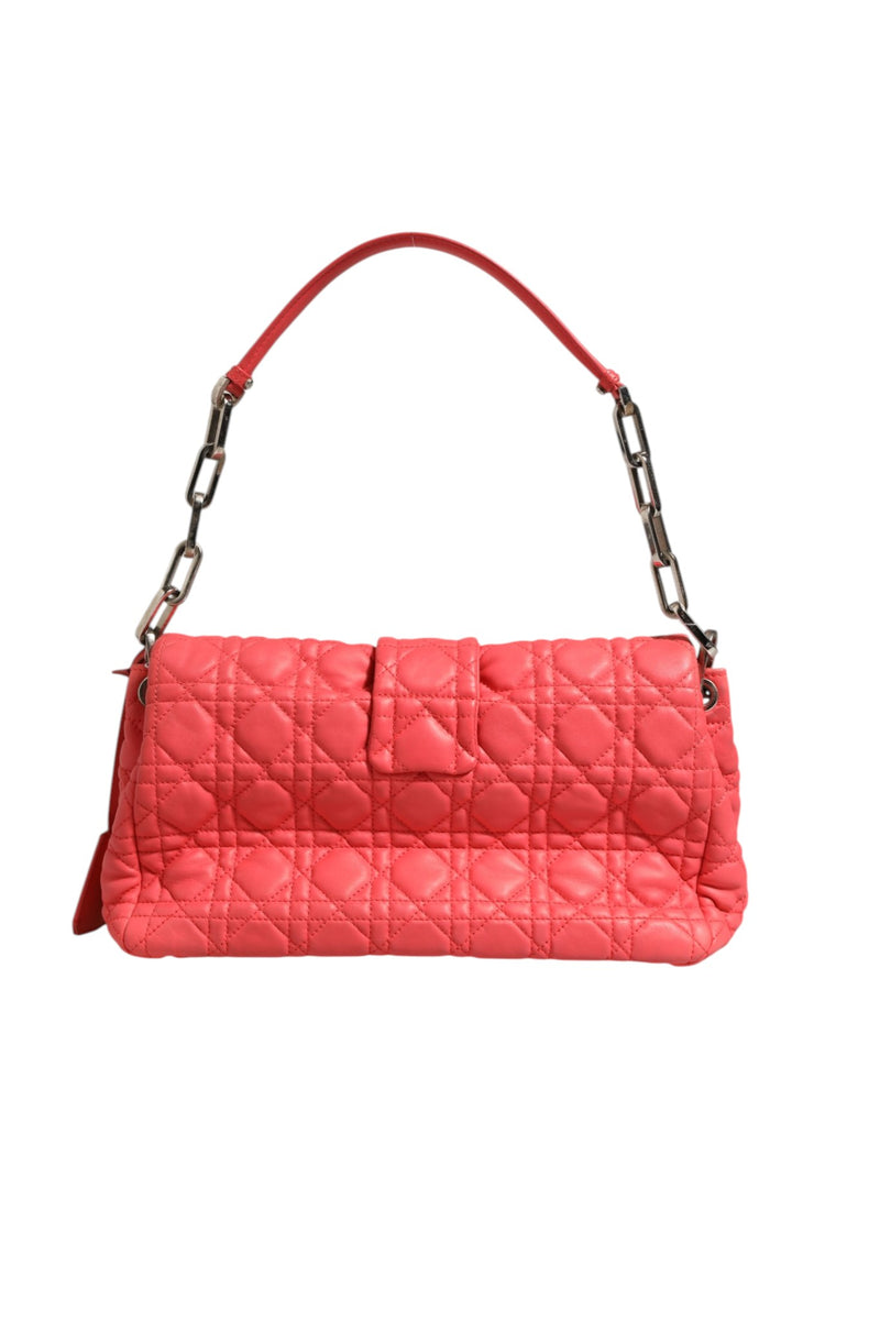 Christian Dior Miss Dior Bag en Cuir Cannage Corail