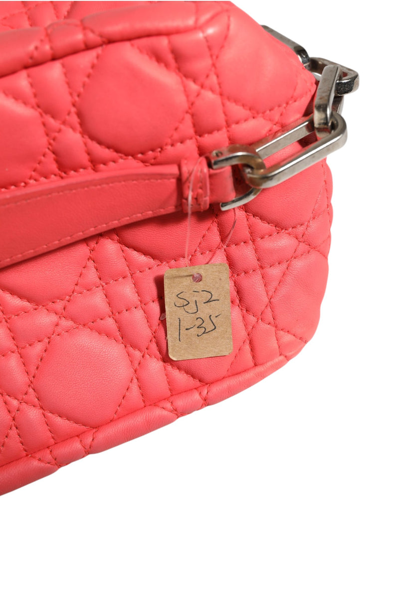 Christian Dior Miss Dior Bag en Cuir Cannage Corail