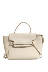 Sac Céline Nano Belt en veau grainé craie