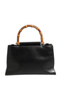 Gucci Nymphaea Bamboo Top Handle Leather Bag
