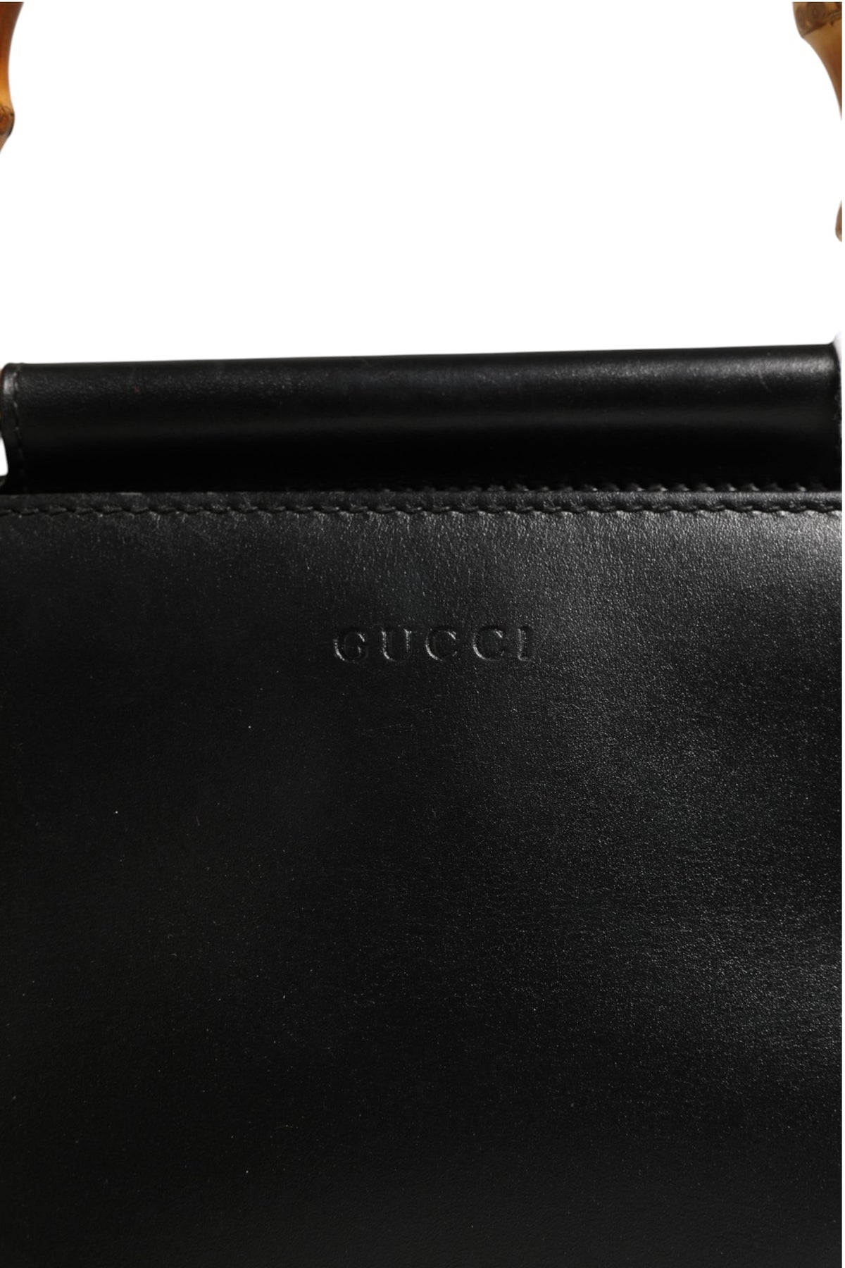 Sac en cuir à poignée supérieure en bambou Nymphaea Gucci