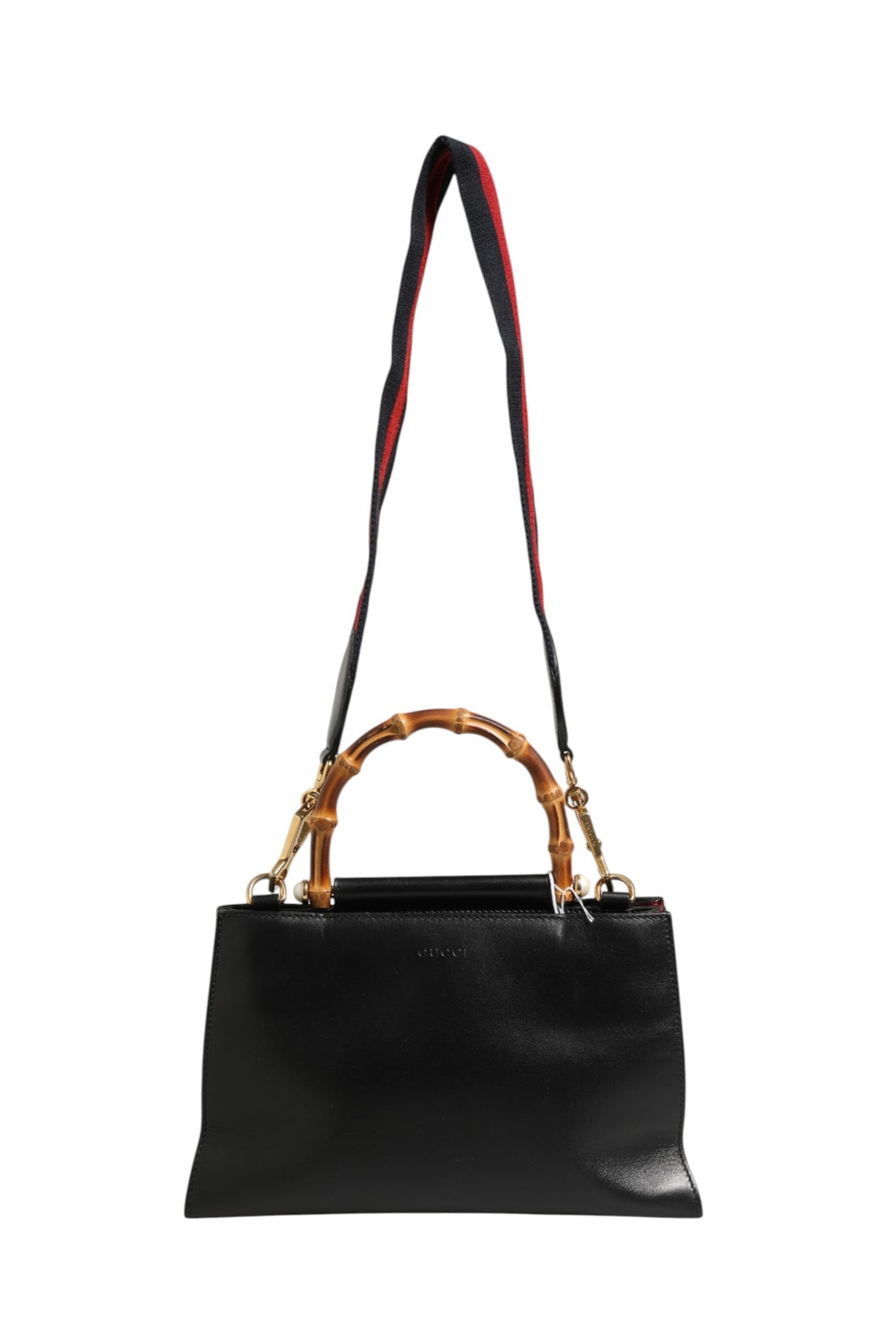 Sac en cuir à poignée supérieure en bambou Nymphaea Gucci