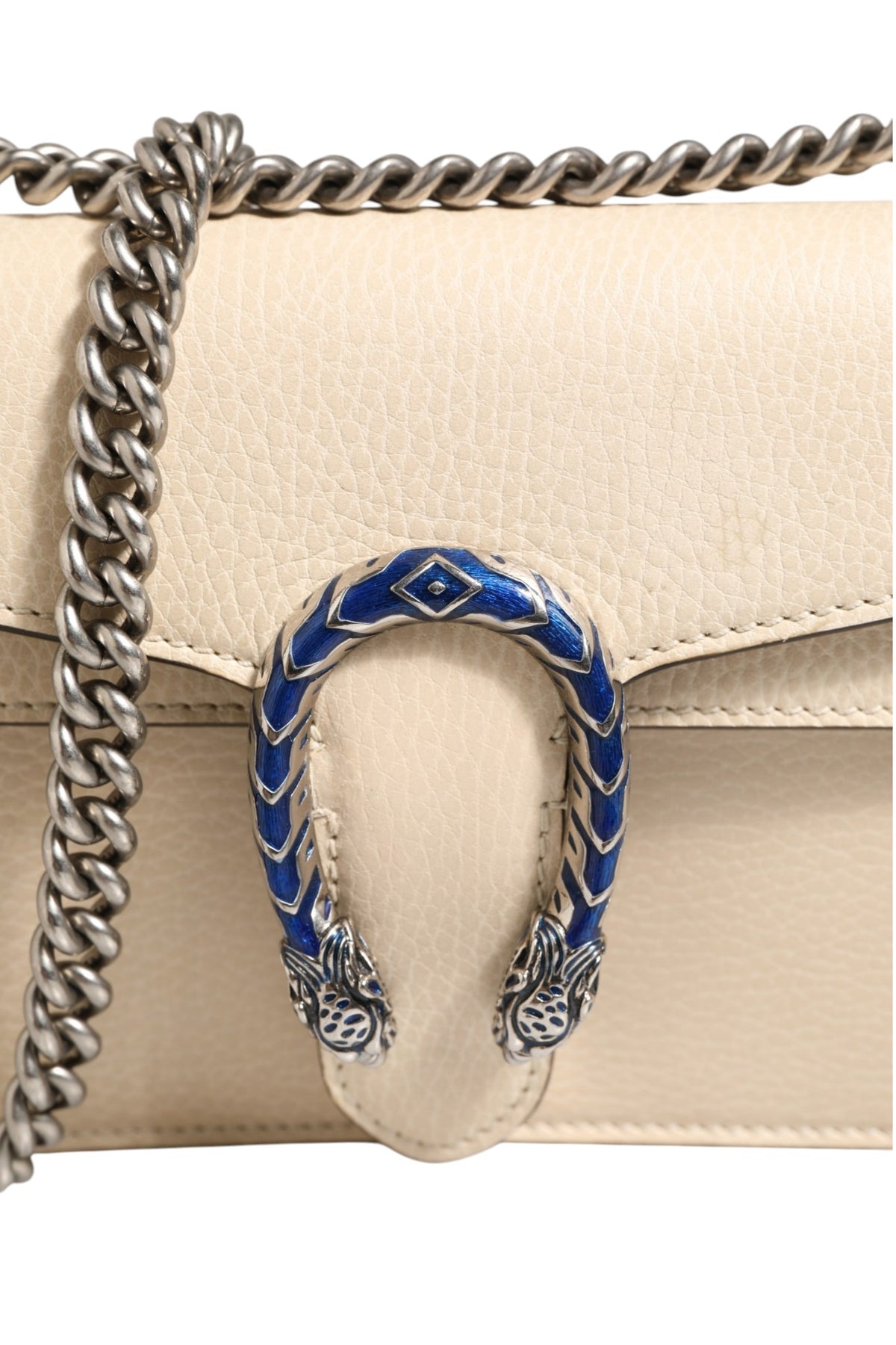 Sac à main Gucci Dionysus en cuir blanc