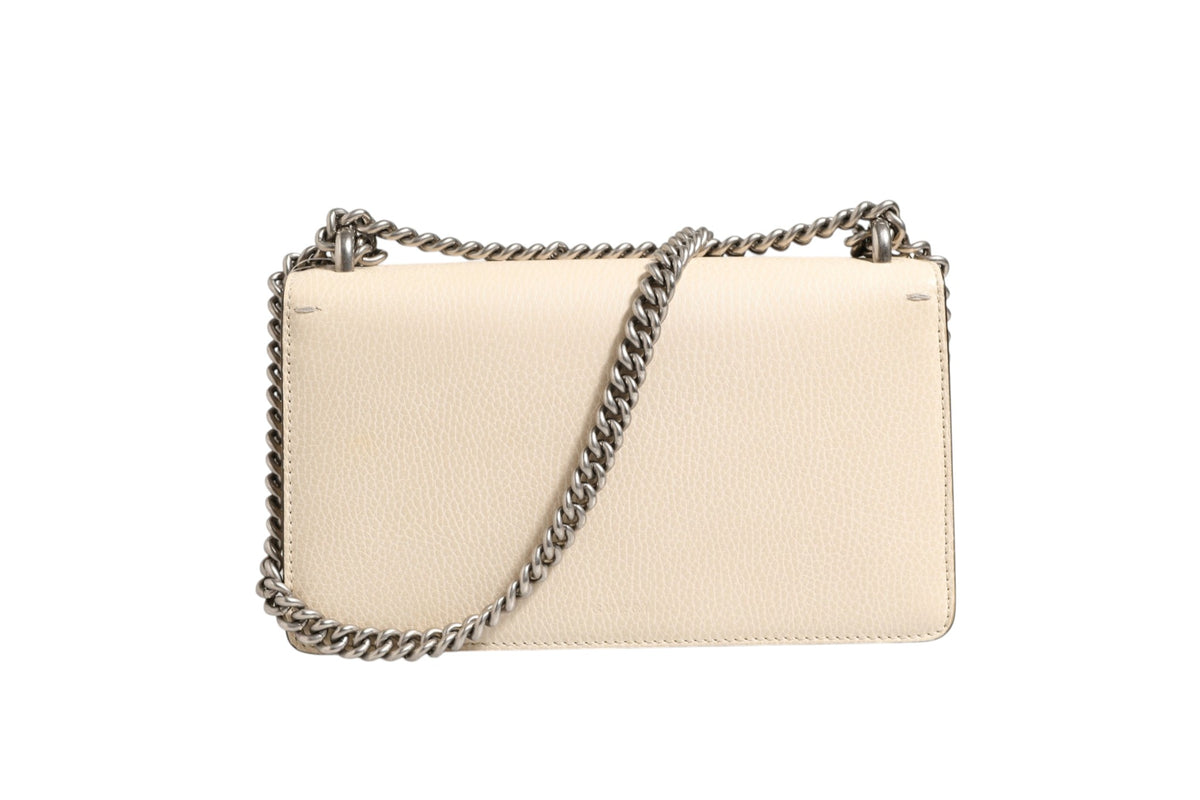 Sac à main Gucci Dionysus en cuir blanc