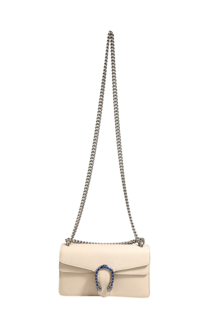 Gucci Dionysus White Leather Handbag