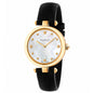 Gucci Black Leather Dress Watch