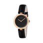 Gucci Black Leather Dress Watch