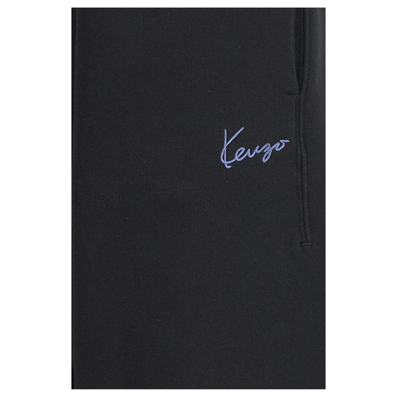 Kenzo Black Cotton Joggers - Comfortable & Stylish Sportswear