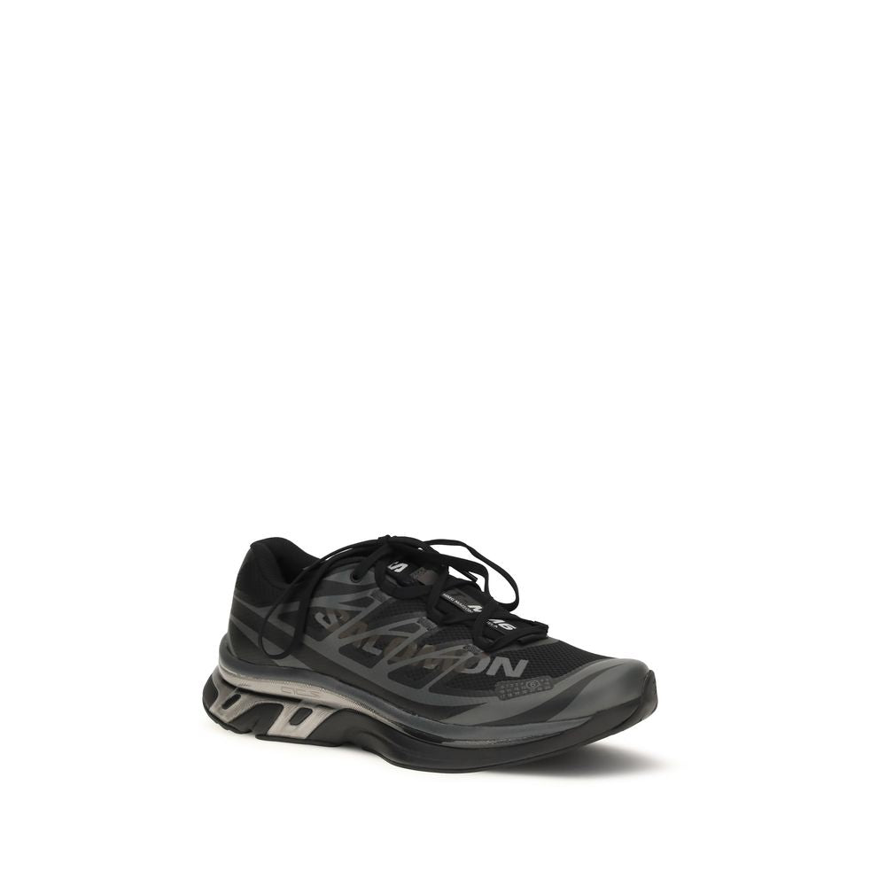 MM6 Black Polyamide Athletic Sneakers for Women
