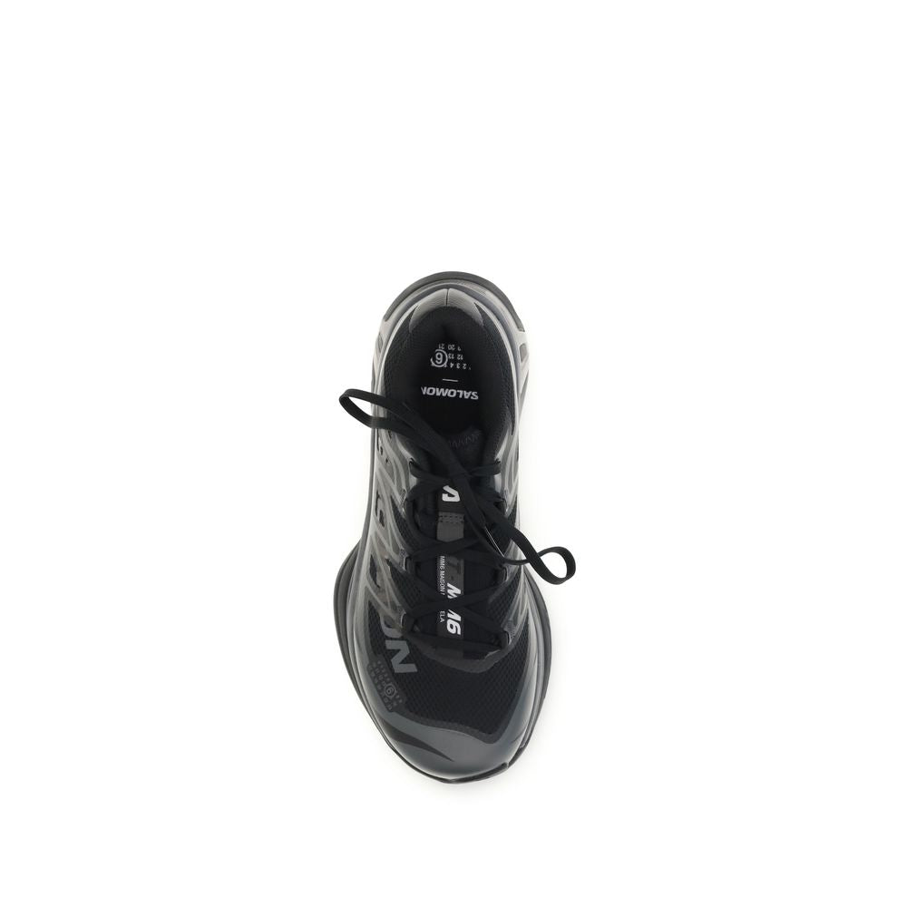 MM6 Black Polyamide Athletic Sneakers for Women