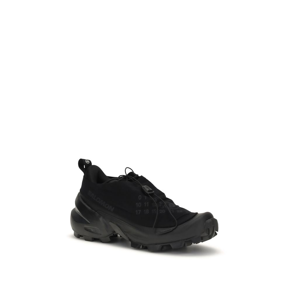 MM6 Black Polyamide Athletic Sneakers for Women