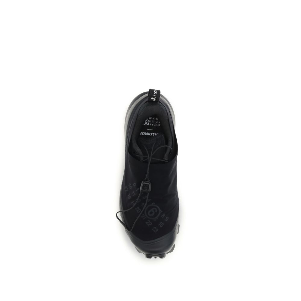 MM6 Black Polyamide Athletic Sneakers for Women