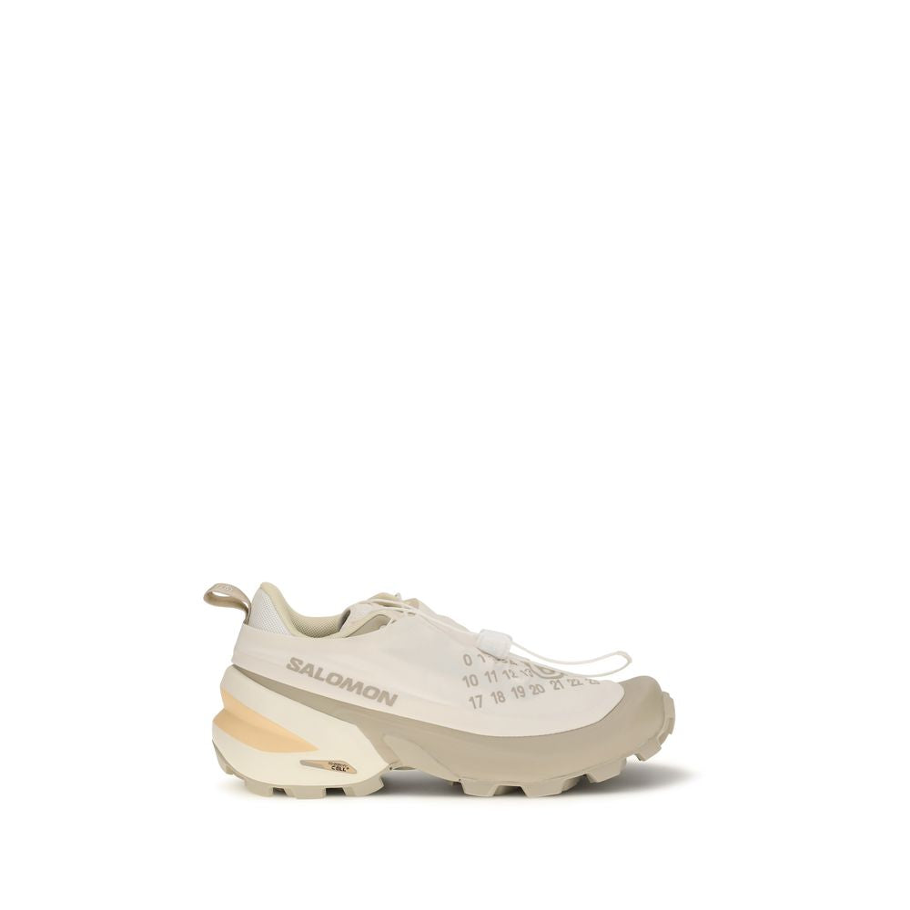 MM6 White Polyamide Athletic Sneakers for Women