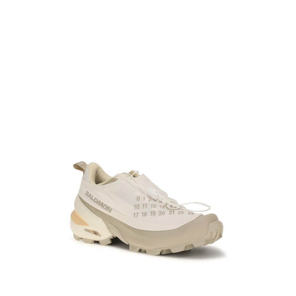 MM6 White Polyamide Athletic Sneakers for Women