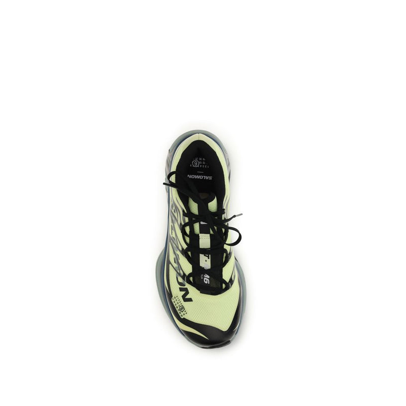 MM6 Black Polyamide Athletic Sneakers - Urban Trail-Running Style