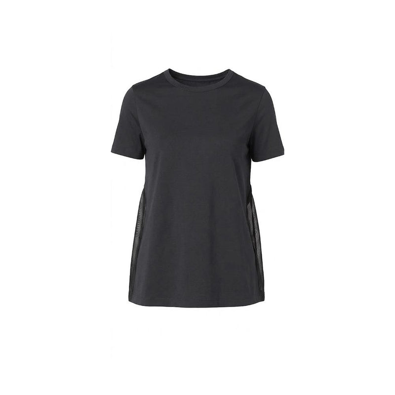 Herno Black Cotton T-Shirt for Women