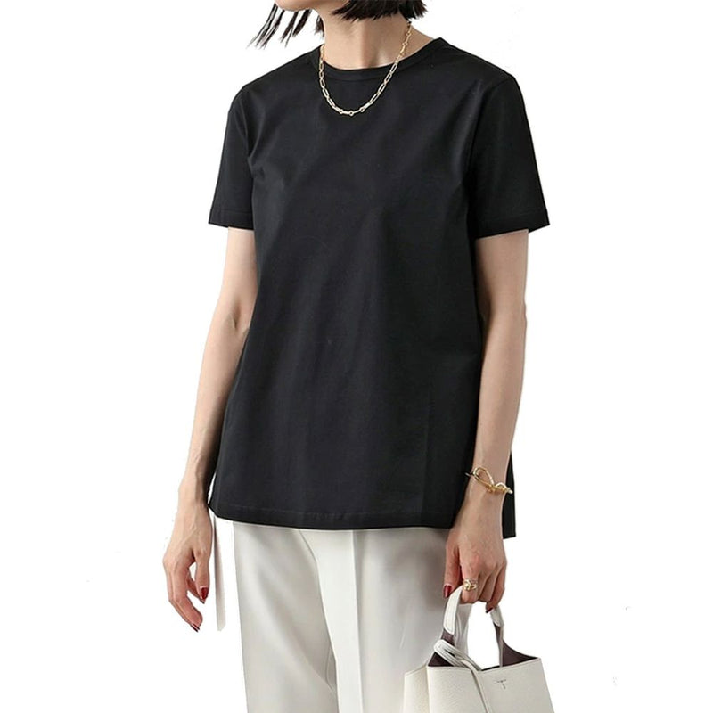 Herno Black Cotton T-Shirt for Women