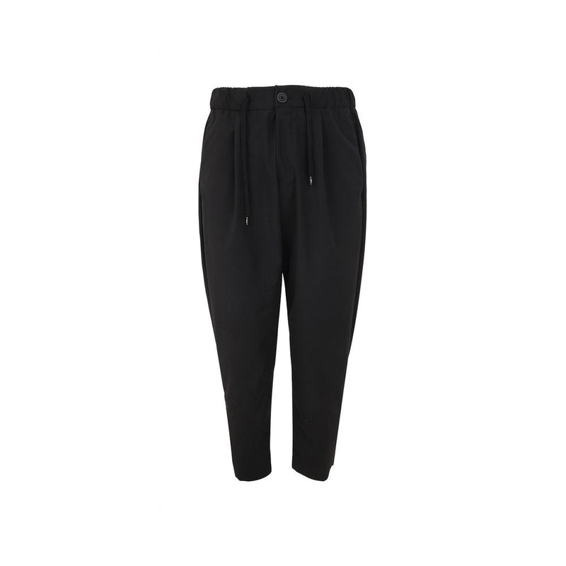 Herno Black Polyester Casual Pants for Men