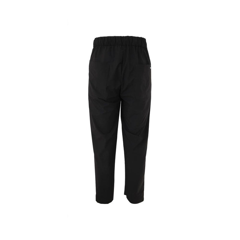 Herno Black Polyester Casual Pants for Men