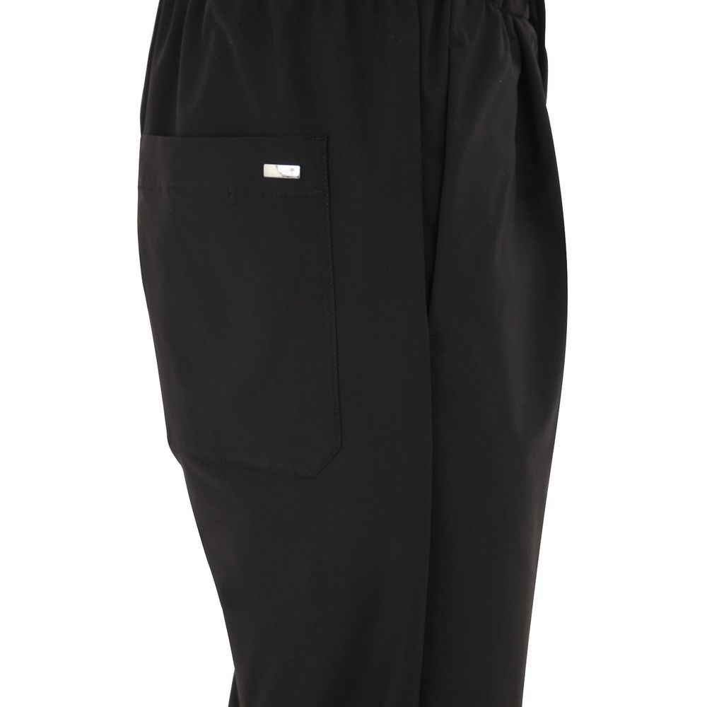 Herno Black Polyester Casual Pants for Men
