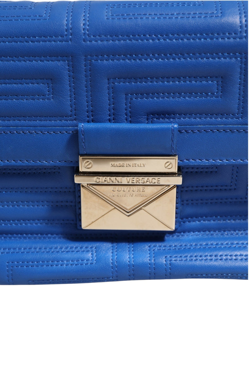 Sac à épaule en cuir matelassé Versace Couture