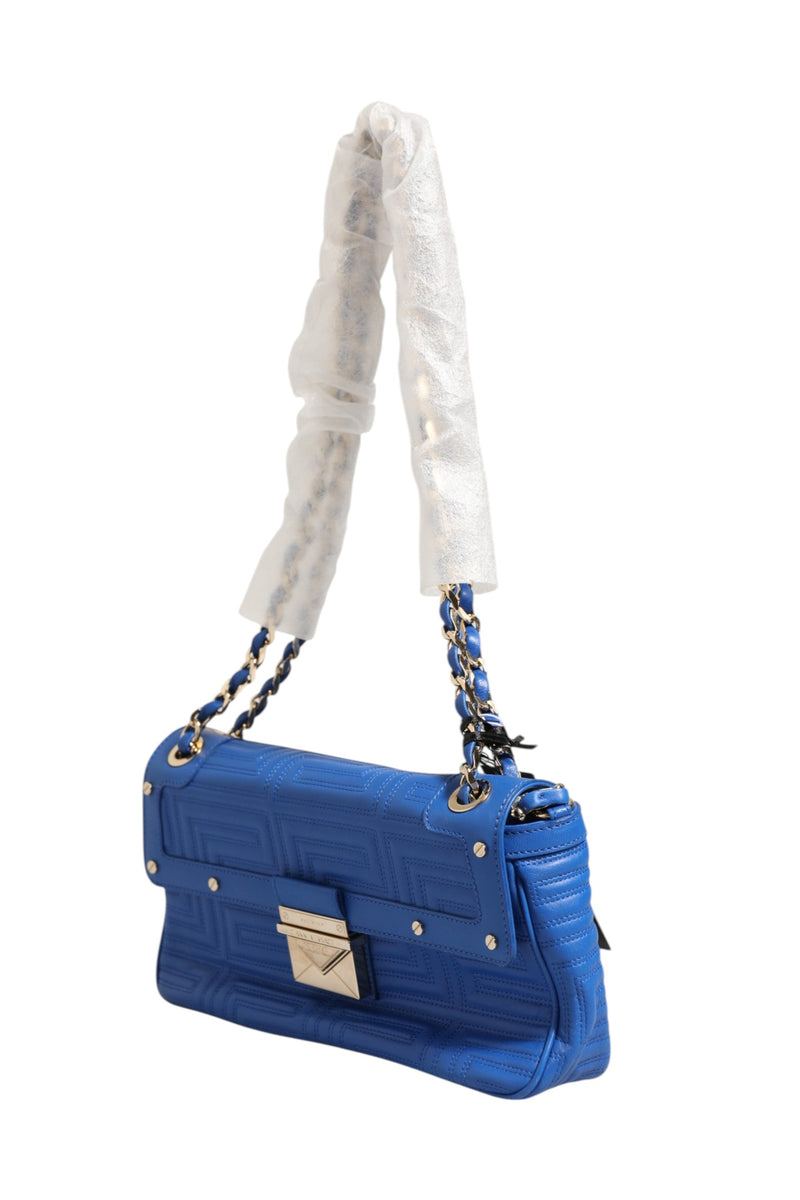 Sac à épaule en cuir matelassé Versace Couture