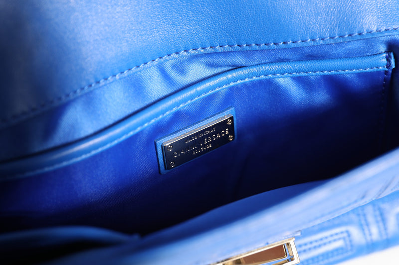 Sac à épaule en cuir matelassé Versace Couture