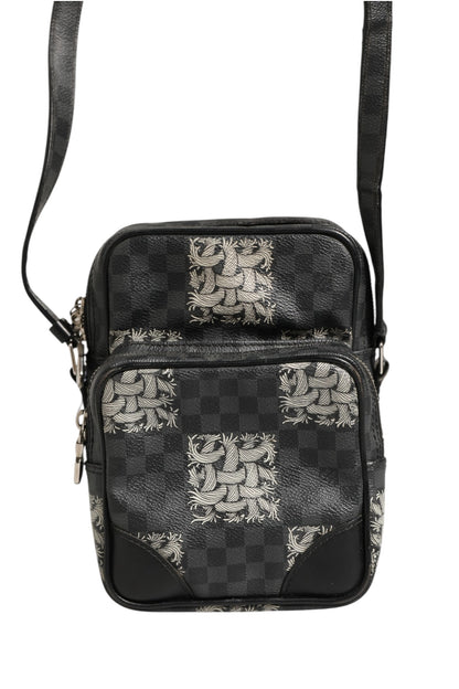 Louis Vuitton Black Damier Graphite Canvas Amazon Christopher Nemeth Shoulder Bag
