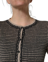 Dolce & Gabbana Cardigan en Dentelle Florale Noir