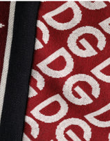 Dolce & Gabbana Blue Red Paneled 'Royals' Patch Sweatshirt