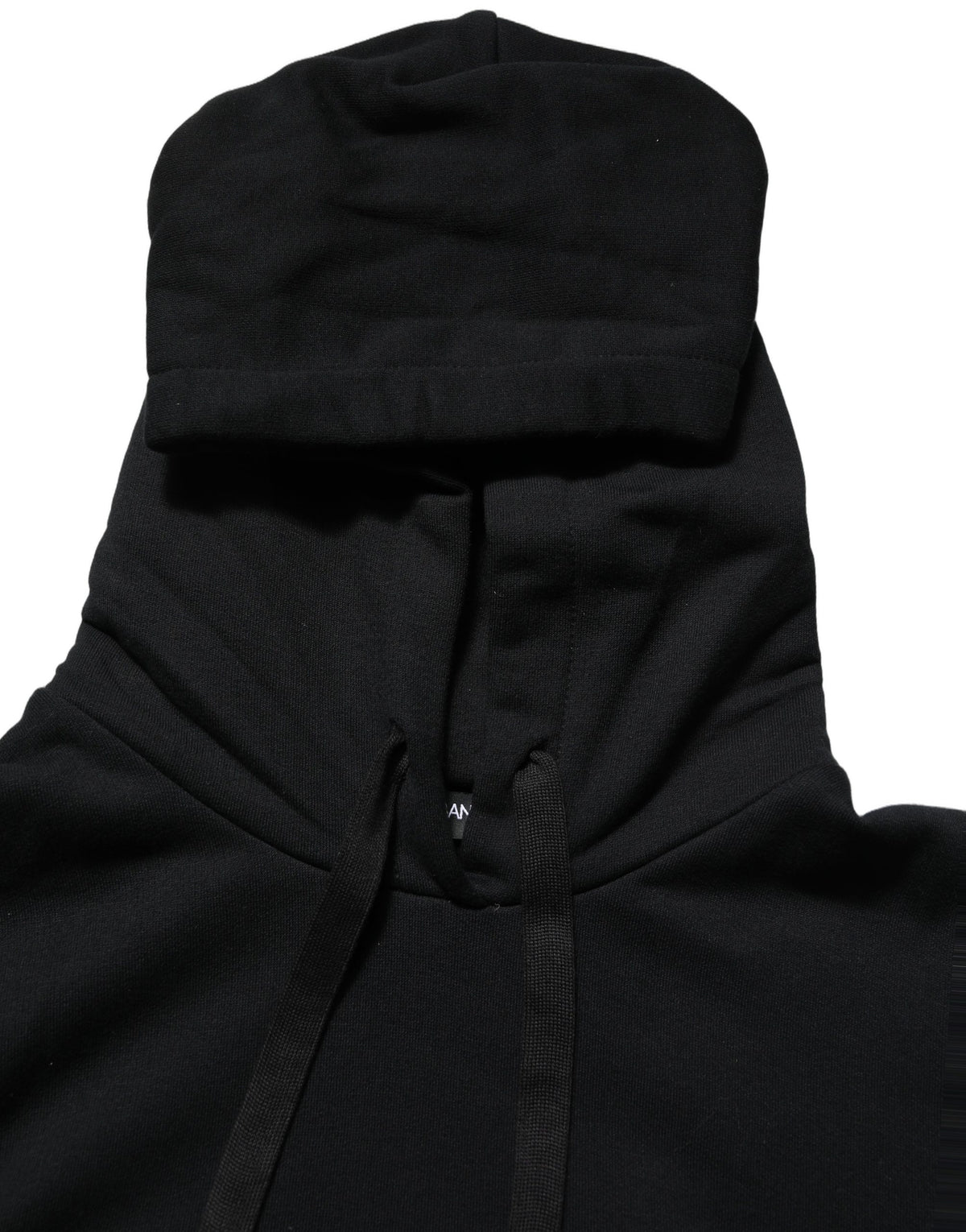 Dolce & Gabbana Black & White Appliqué Hooded Sweatshirt
