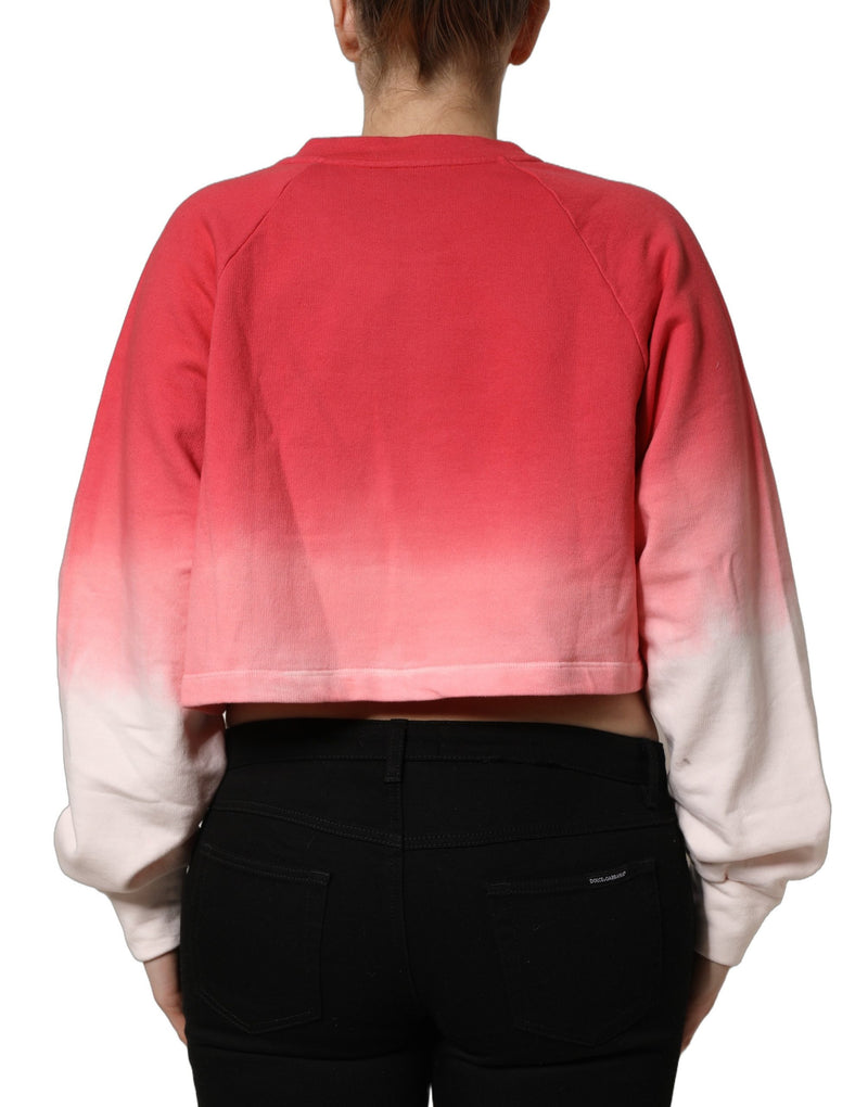 Dolce & Gabbana Multicolor Strawberry Print Sweatshirt Sweater