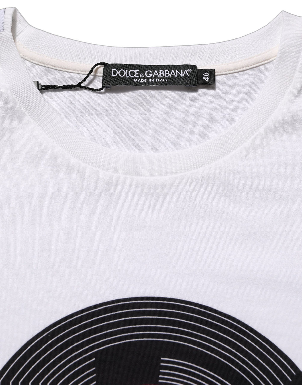 Dolce & Gabbana White D&G WE LOVE JAPAN Print Cotton T-shirt
