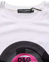 Dolce & Gabbana White D&G WE LOVE JAPAN Print Cotton T-shirt