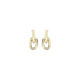 Rabanne Double XL Link Gold Resin Earrings