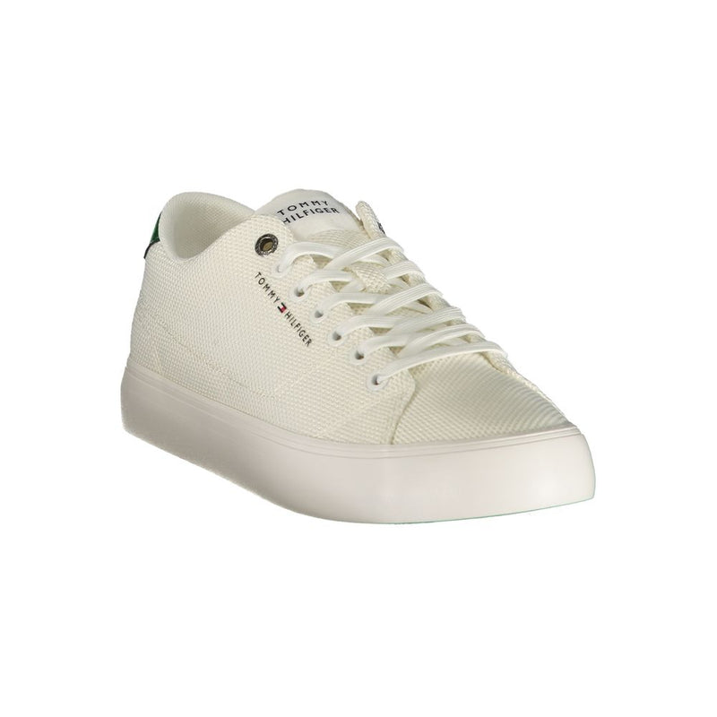 Tommy Hilfiger Bianco Polyester Men's Sneaker
