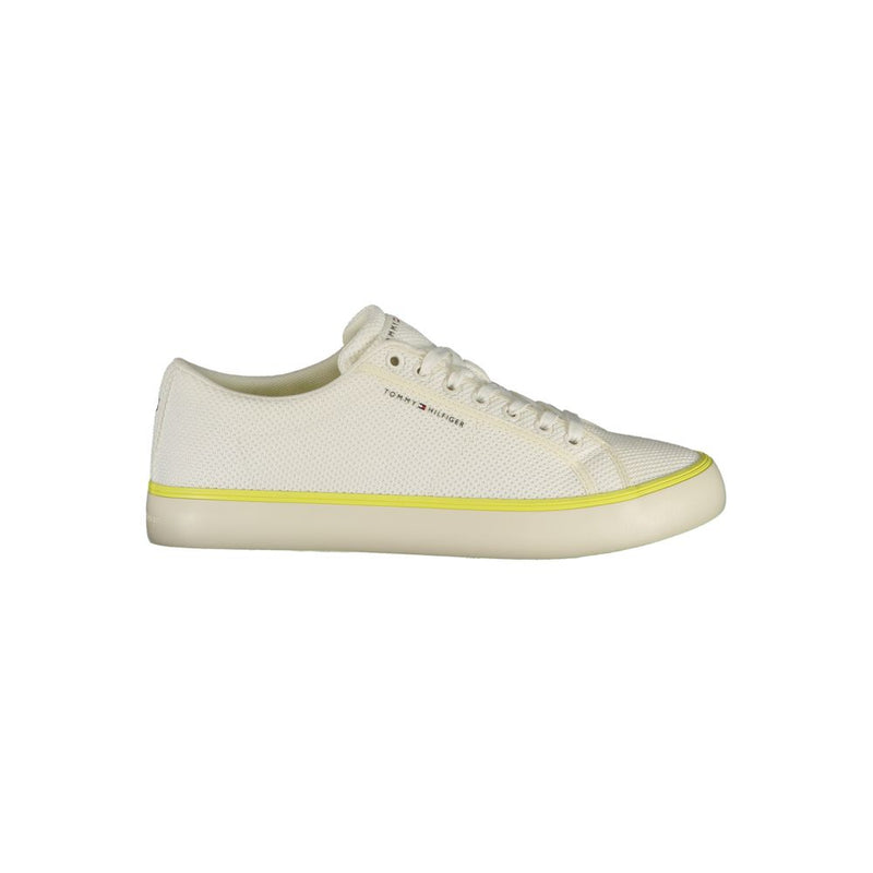 Tommy Hilfiger Sneakers Blancs en Polyester pour Hommes