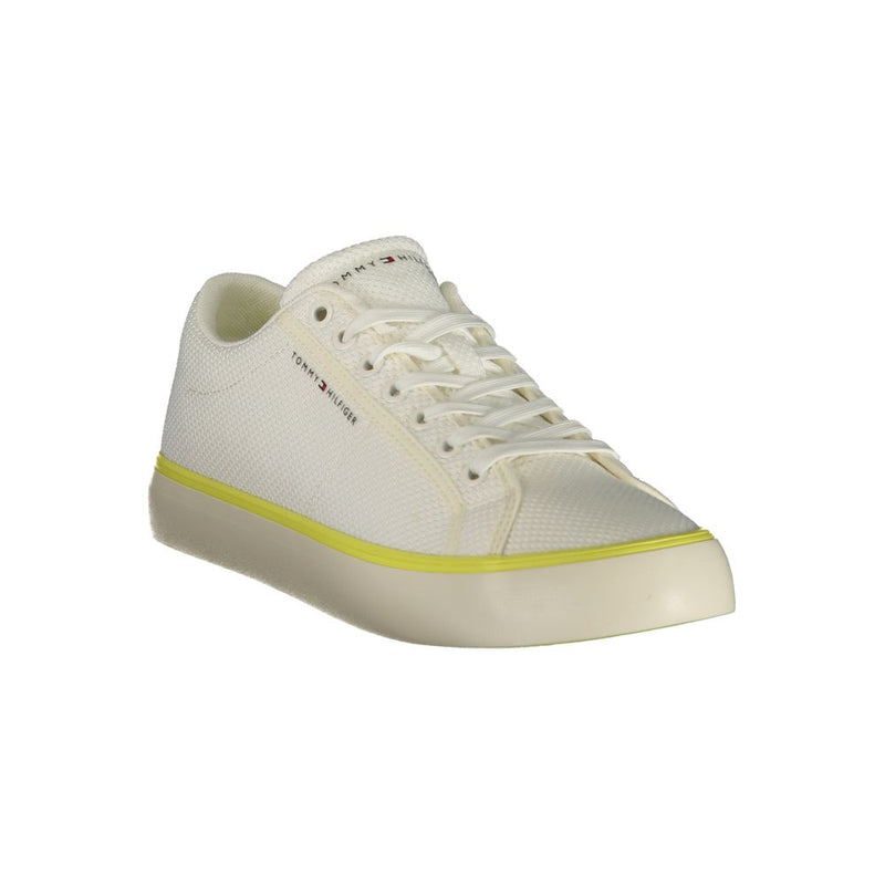 Tommy Hilfiger Sneakers Blancs en Polyester pour Hommes