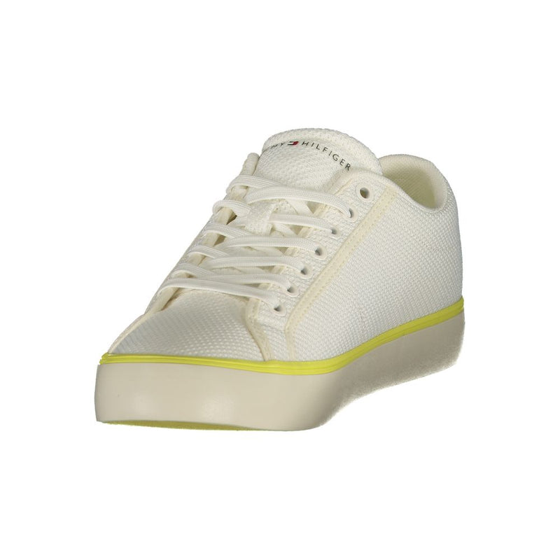 Tommy Hilfiger Sneakers Blancs en Polyester pour Hommes