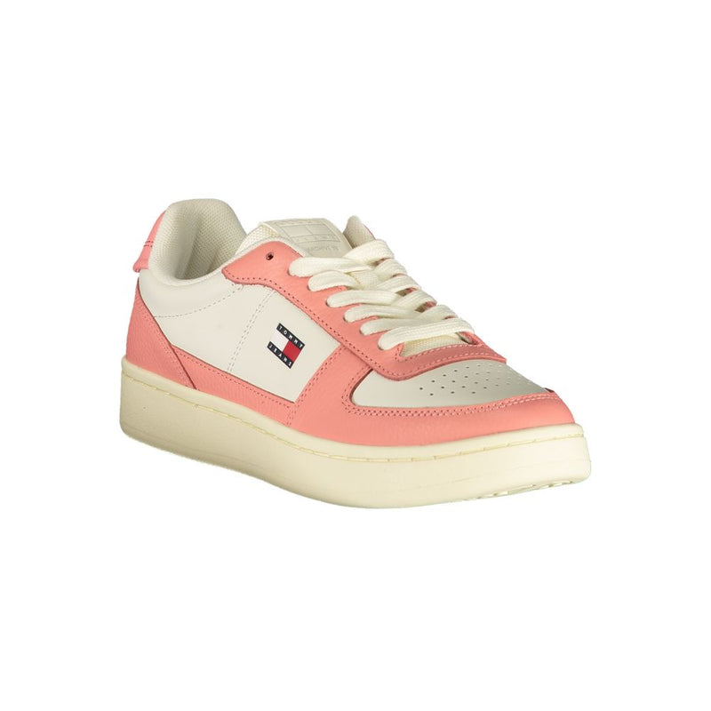 Tommy Hilfiger White Polyester Athletic Sneakers for Women