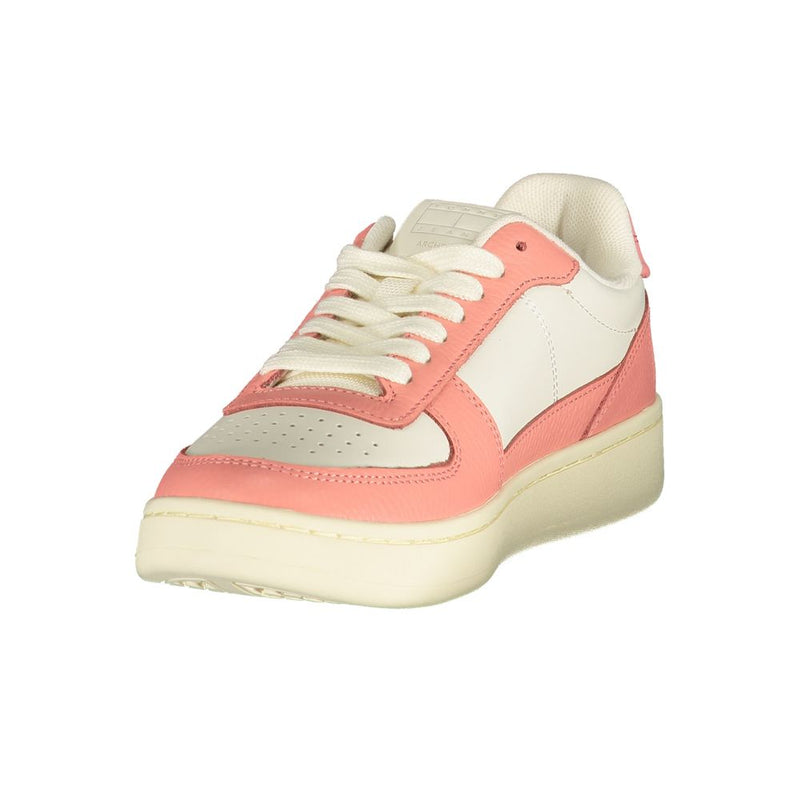 Tommy Hilfiger White Polyester Athletic Sneakers for Women