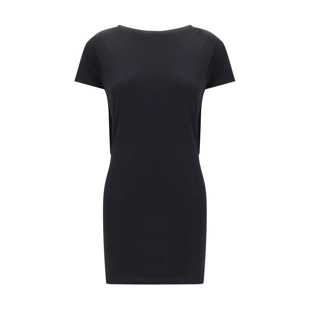 Jacquemus Mistral Black Viscose Cocktail Dress