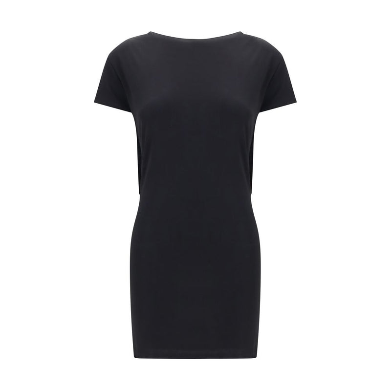 Jacquemus Black Viscose Mistral Cocktail Dress