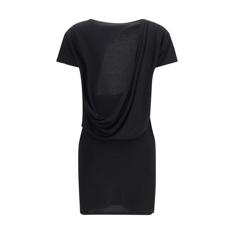 Jacquemus Black Viscose Mistral Cocktail Dress