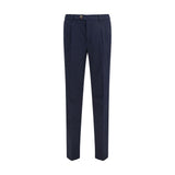 Brunello Cucinelli Black Cotton Chino Pants for Men